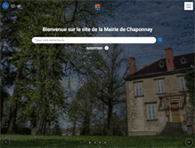 Tablet Screenshot of mairie-chaponnay.fr